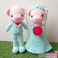 ตุ๊กตาหมูแต่งงาน