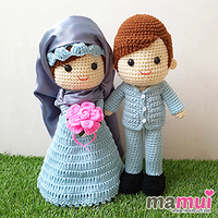 ตุ๊กตาแต่งงานชุดอิสลาม